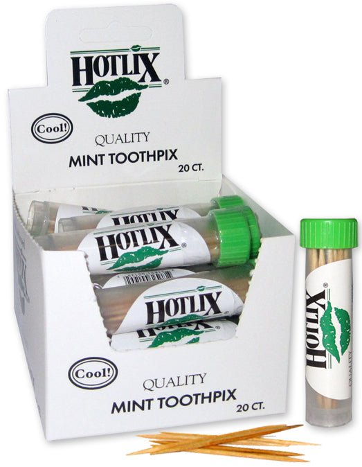 Hotlix Toothpix Mint 20 Units - CandyStation