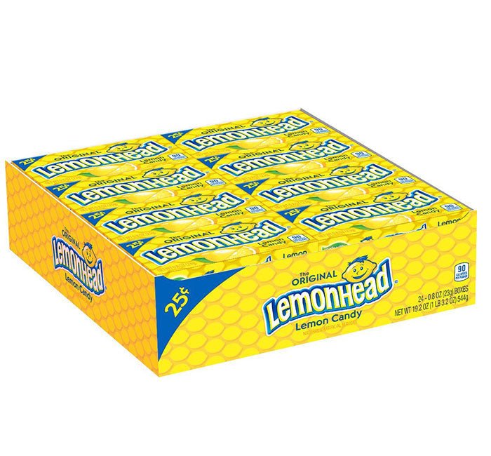 Ferrara Pan Pre-Priced 25 Cent Lemonhead X 24 Units - CandyStation