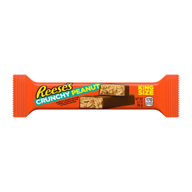 Reese Crunchy Peanut - King Size Bar 3.2oz X 18 Units - CandyStation