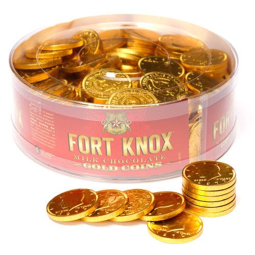 Fort Knox Chocolate Gold Coins X 180 Units - CandyStation