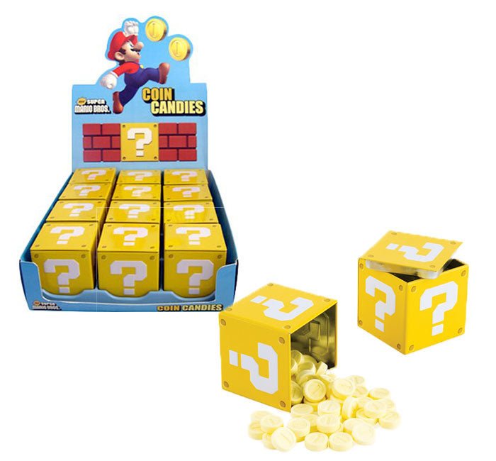 Boston America - Nintendo - Coin Candies 1.2oz X 12 Units - CandyStation