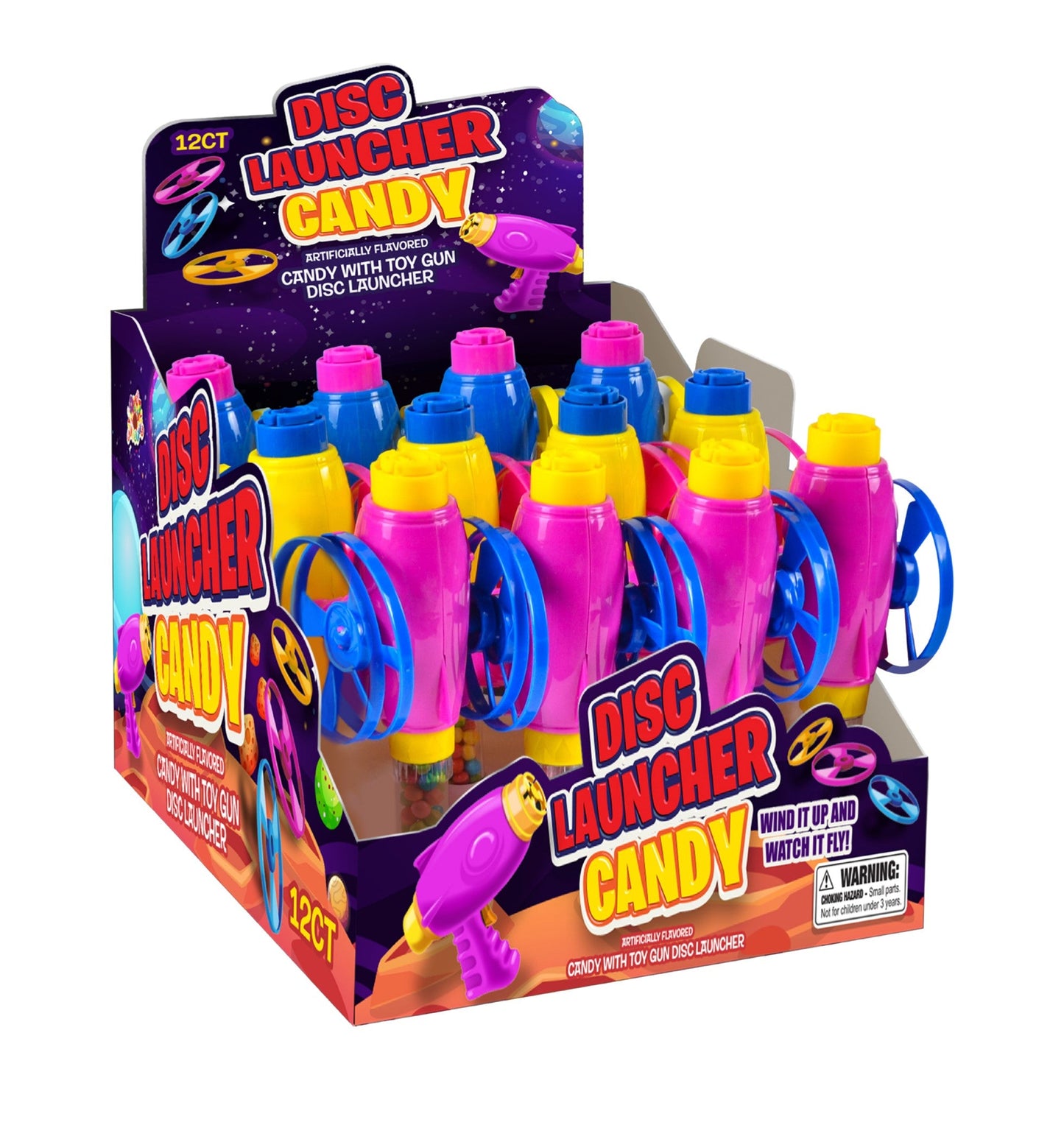 Albert Disc Launcher Candy 0.28Oz X 12 Units