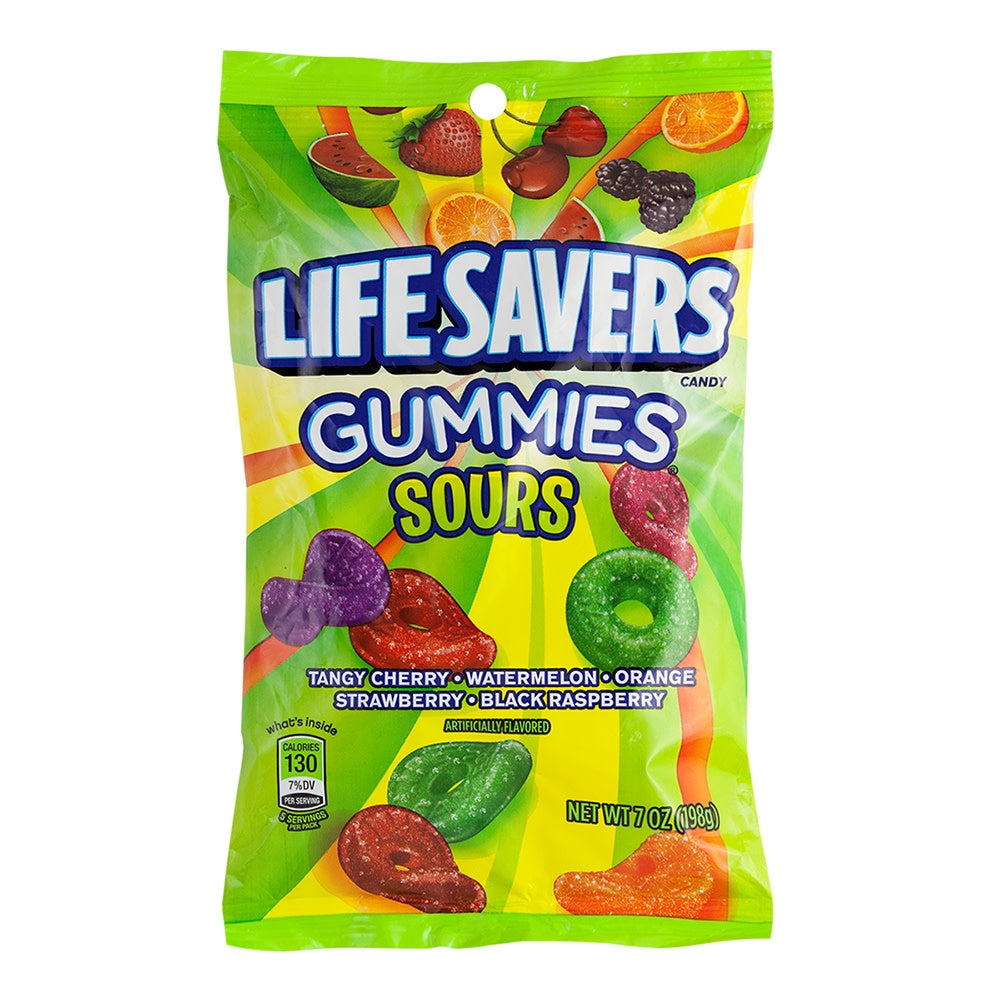 LIFESAVERS GUMMIES SOURS PEG BAG