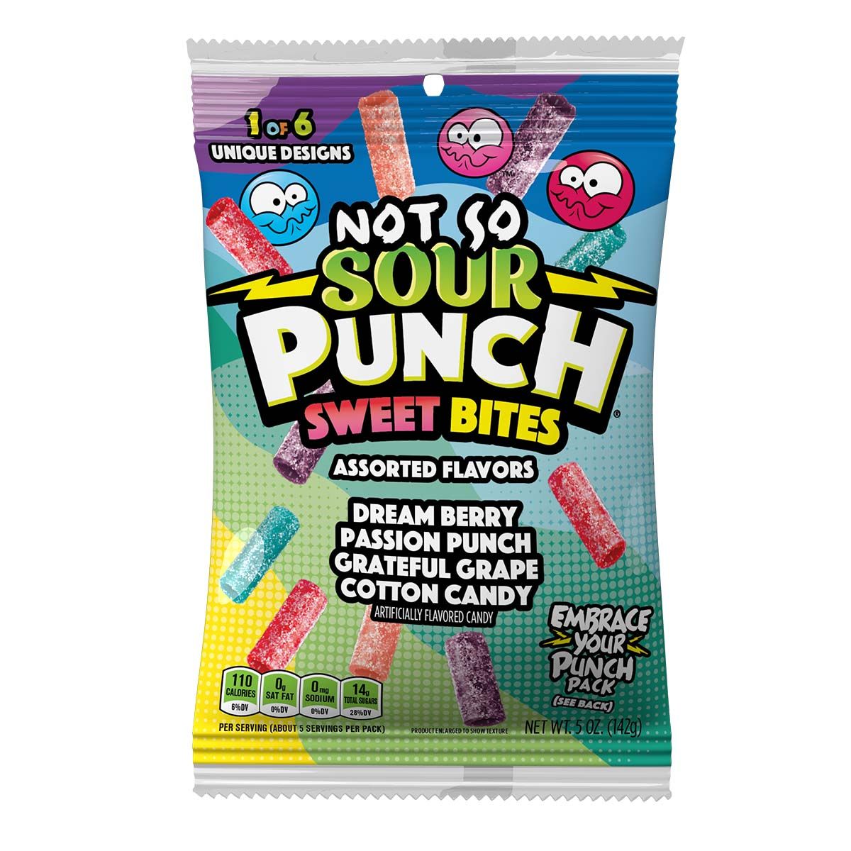 Sour Punch - Not So Sour(sweet) Bites 5oz X 12 Units - CandyStation