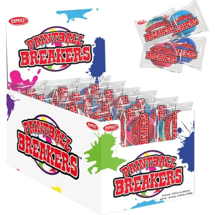 Espeez Paintball Mega Jawbreakers 2.14oz X 24 Units - CandyStation