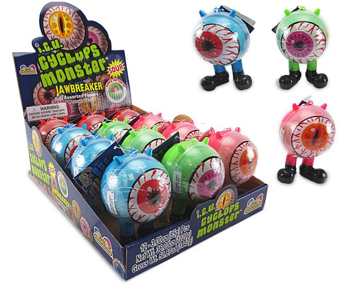 Kidsmania ICU Cyclops Monster 3.35oz X 12 Units - CandyStation