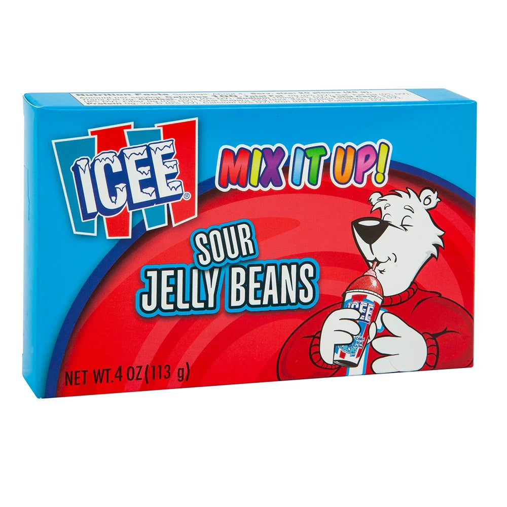 Icee Sour Jelly Beans Theater Box 4oz X 12 Units