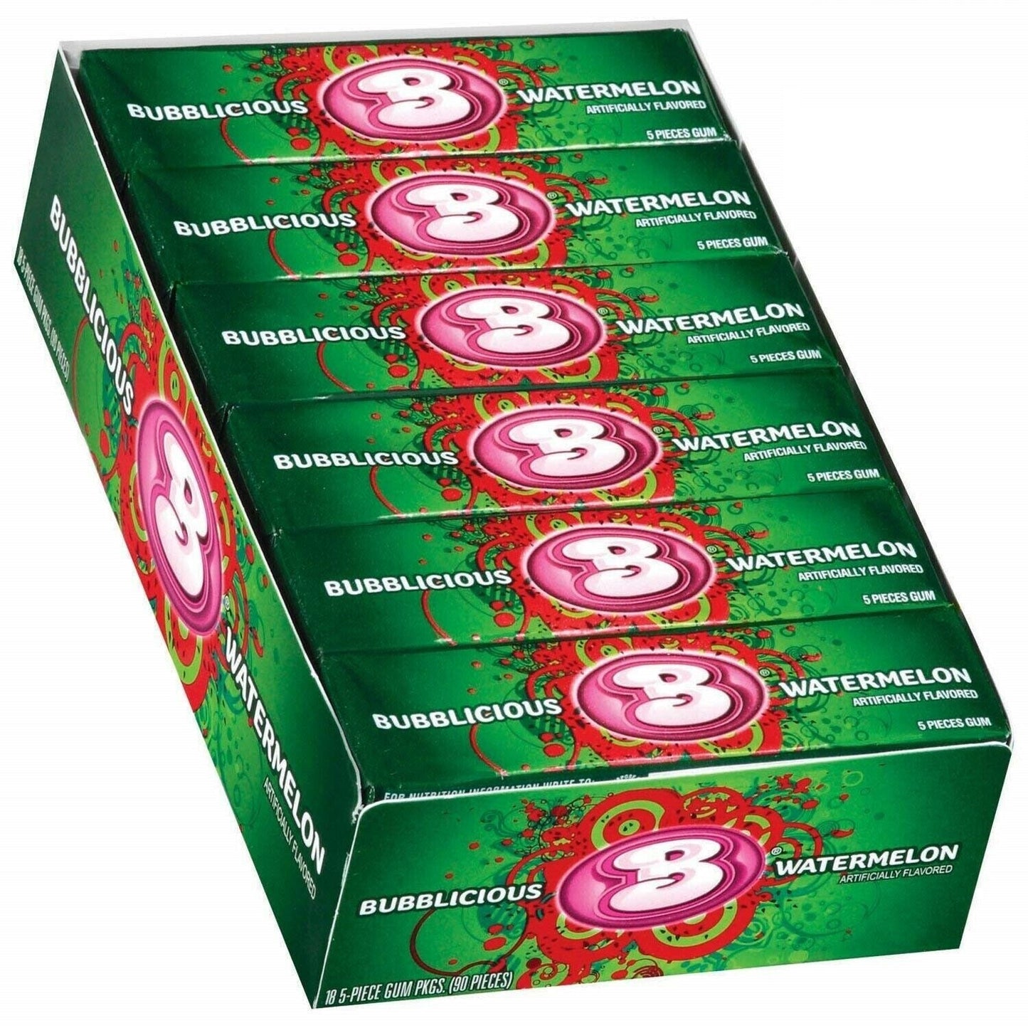 Bubblicious Gum Watermelon 18 Units
