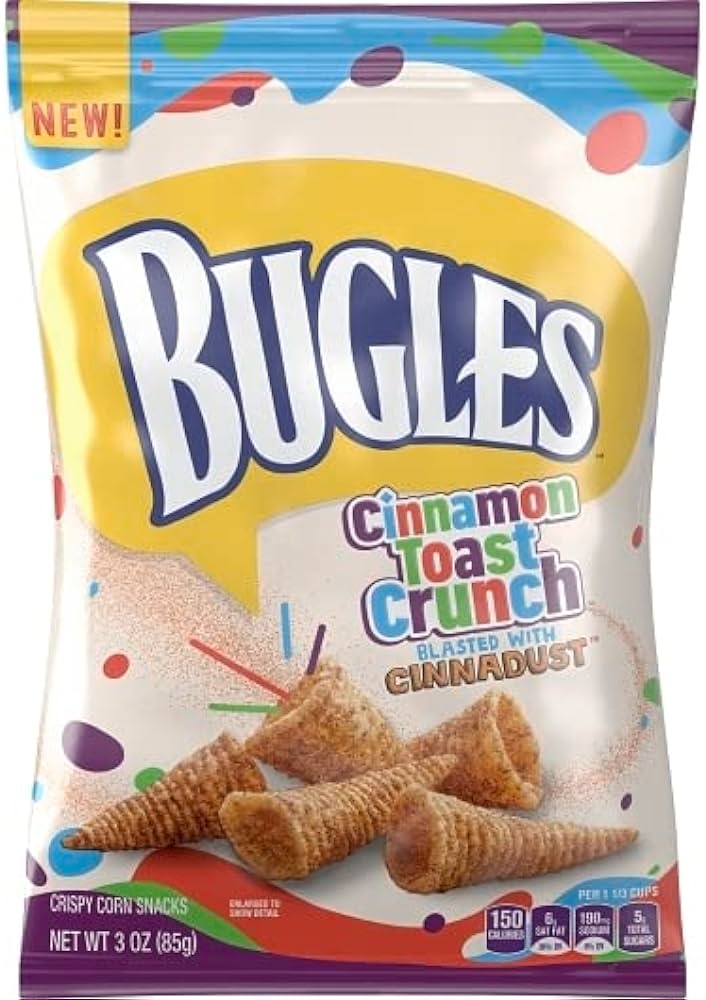Bugles Cinnamon Toast Crunch 3oz X 6 Units