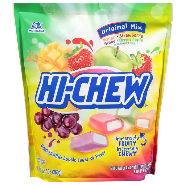 Hi-Chew Original Fruity Mix Peg Bags 12.7oz X 6 Units