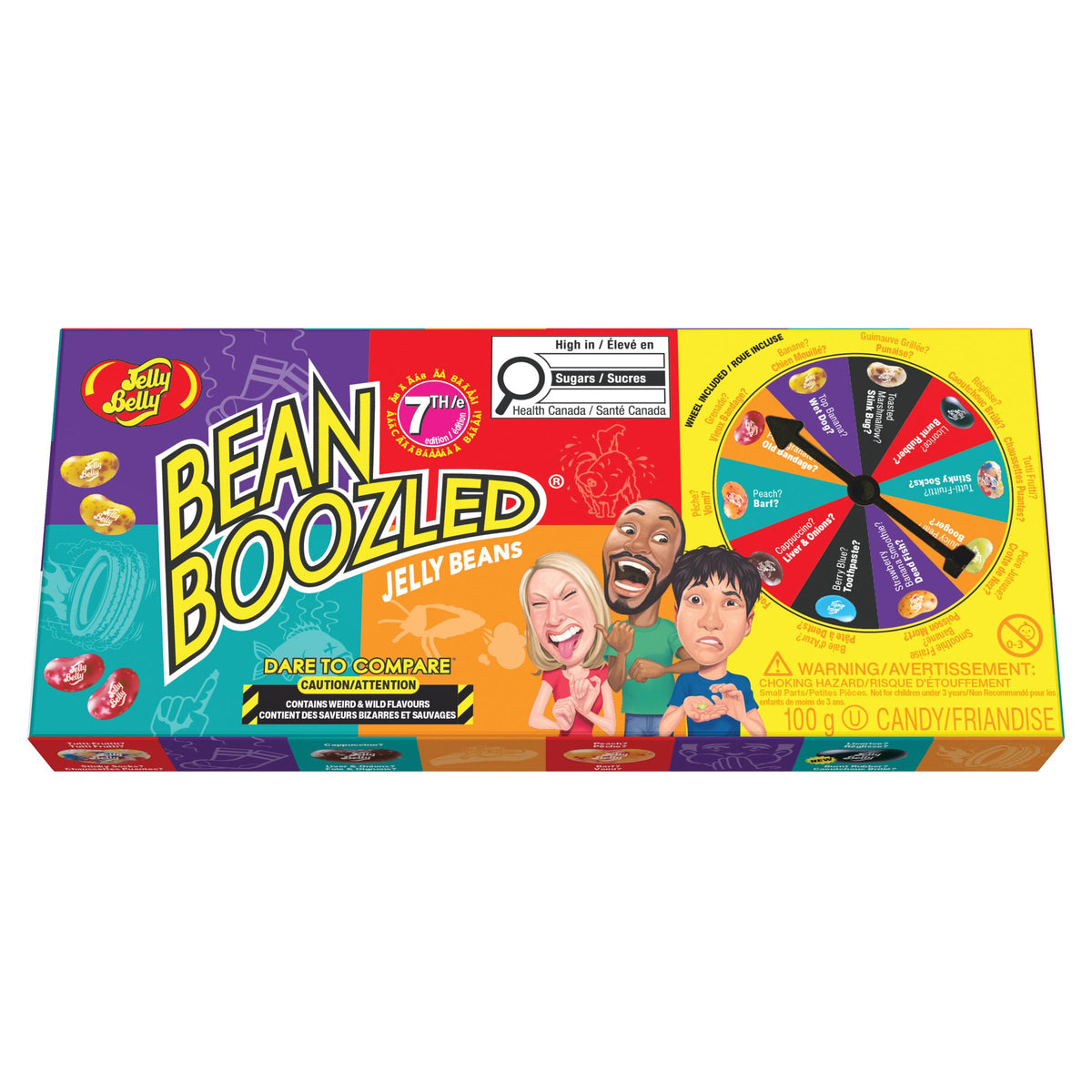 Jelly Belly Beanboozled Jelly Beans Spinner Gift Box 7th Edition 100g X 10 Units - CandyStation
