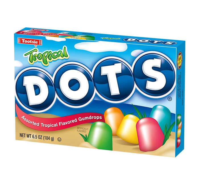 Theater Box Dots Tropical 6.5oz X 12 Units - CandyStation