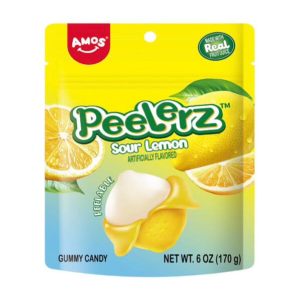 Amos Peelerz Gummy Lemon 6oz X 12 Units // Exp 11 July 2026