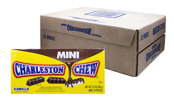 Theater Box Charleston Chew Mini Chew 4oz X 12 Units