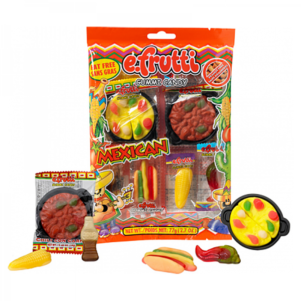 E - Frutti Mexican Dinner Peg Bag X 12 Units - CandyStation