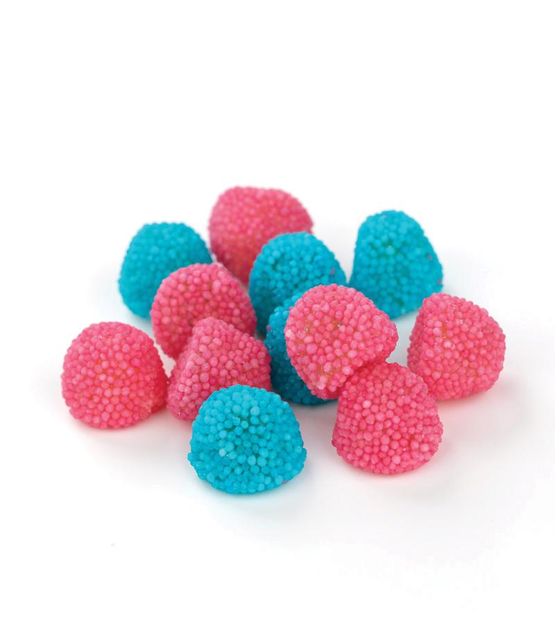 Gustaf's Bulk Pink and Blue Berries 2.2lb X 1 Unit