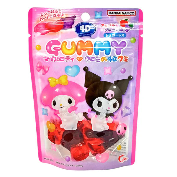 4D Gummy Kuromi (Japan) 60g X 8 Units // Exp 10 March 2026