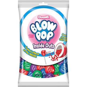 Charms Blow Pop Inside Out Gumballs 7oz X 8 Units - CandyStation