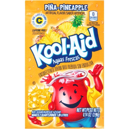 KOOL-AID UNSWEETENED 2QT - PINA PINEAPPLE
