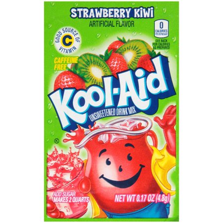 KOOL-AID UNSWEETENED 2QT - STRAWBERRY KIWI