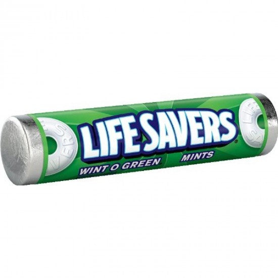 LIFESAVERS HARD ROLL WINTOGREEN SINGLE