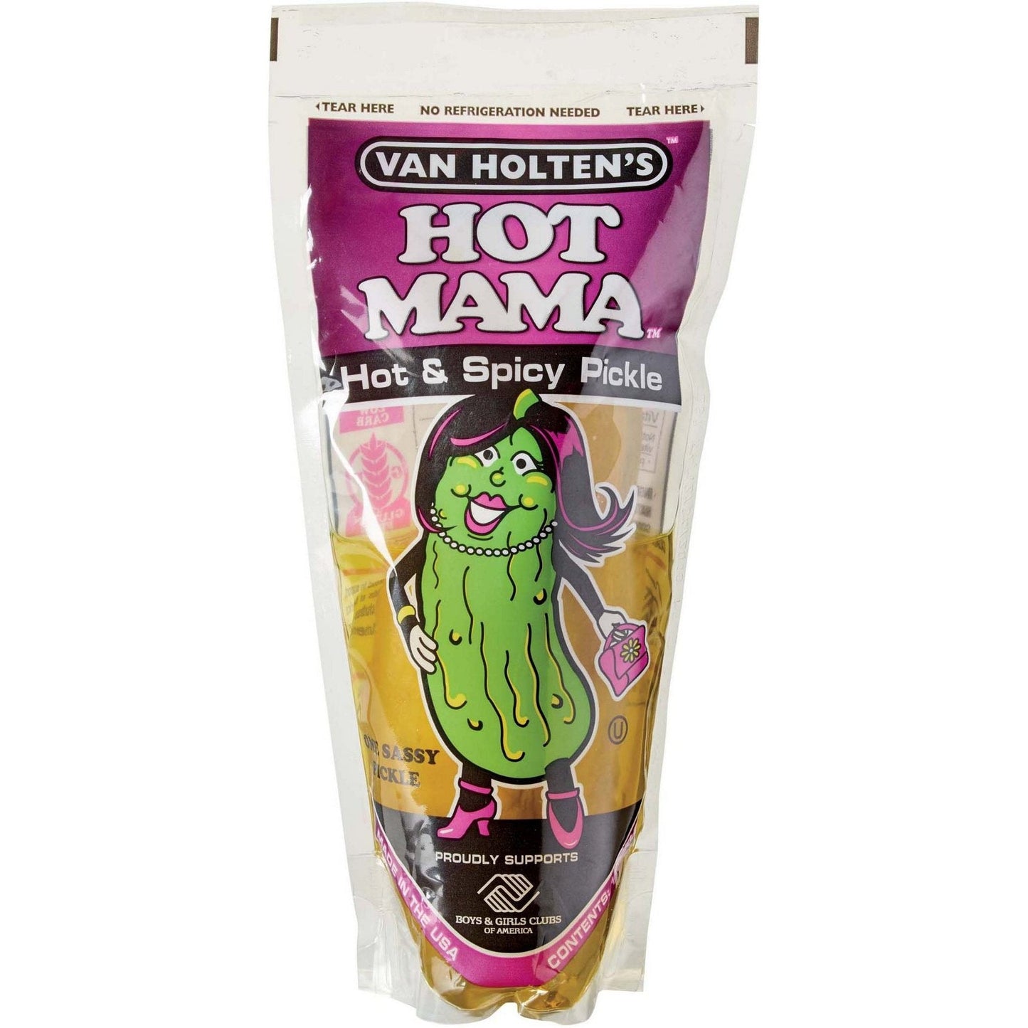 Van Holten's King Size Pickle Hot Mama X 12 Units