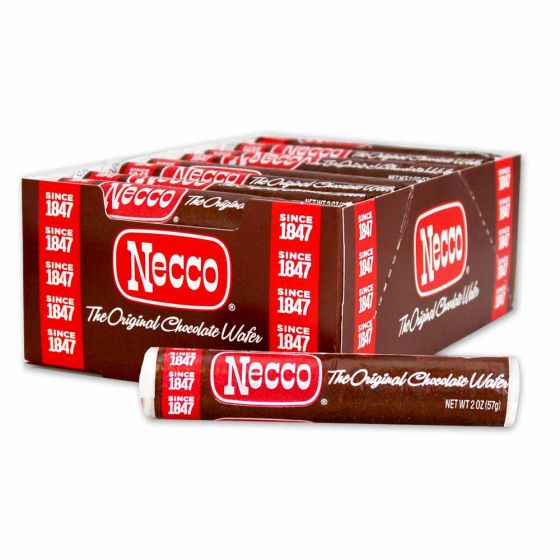 Necco Wafers Roll Chocolate 2oz X 24 Units - CandyStation