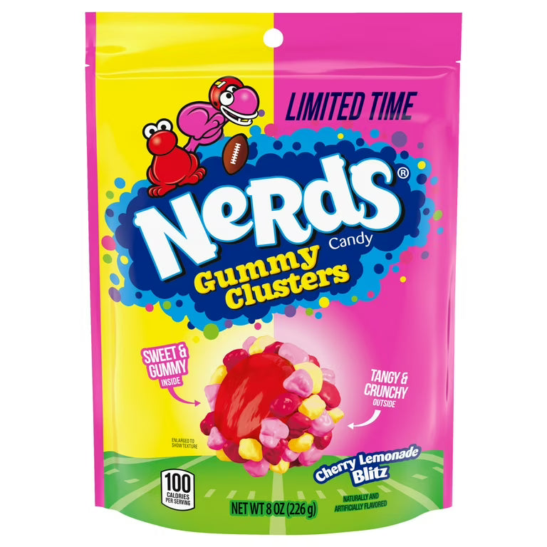 Nerds Gummy Clusters Cherry Lemonade Bag 8oz X 6 Units // Exp 15 July 2026
