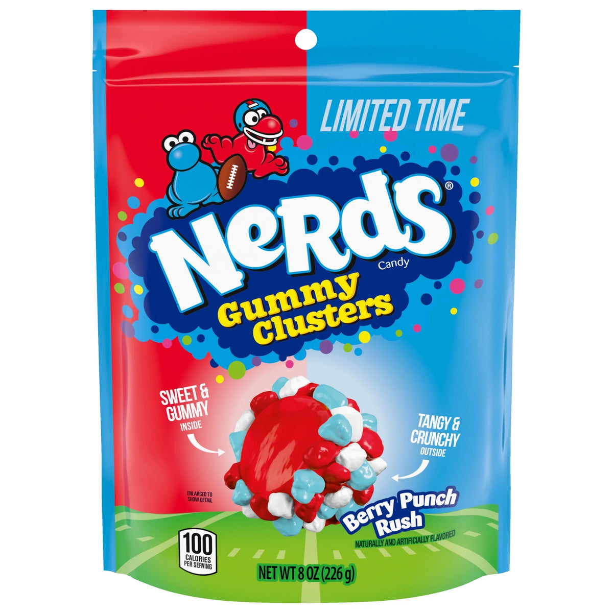 Nerds Gummy Clusters Berry Punch Rush Bag 8oz X 6 Units