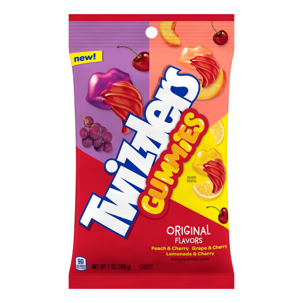 Twizzlers Gummies Peg Bag 7oz X 12 Units