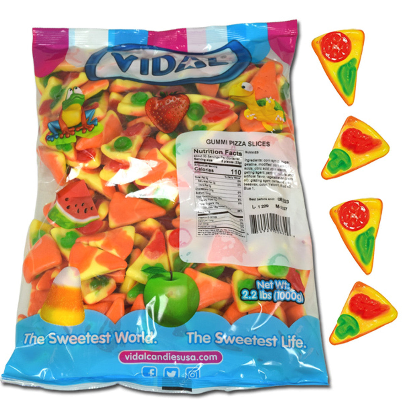 Bulk - Vidal Pizza Slices 2.2lb X 1 Unit
