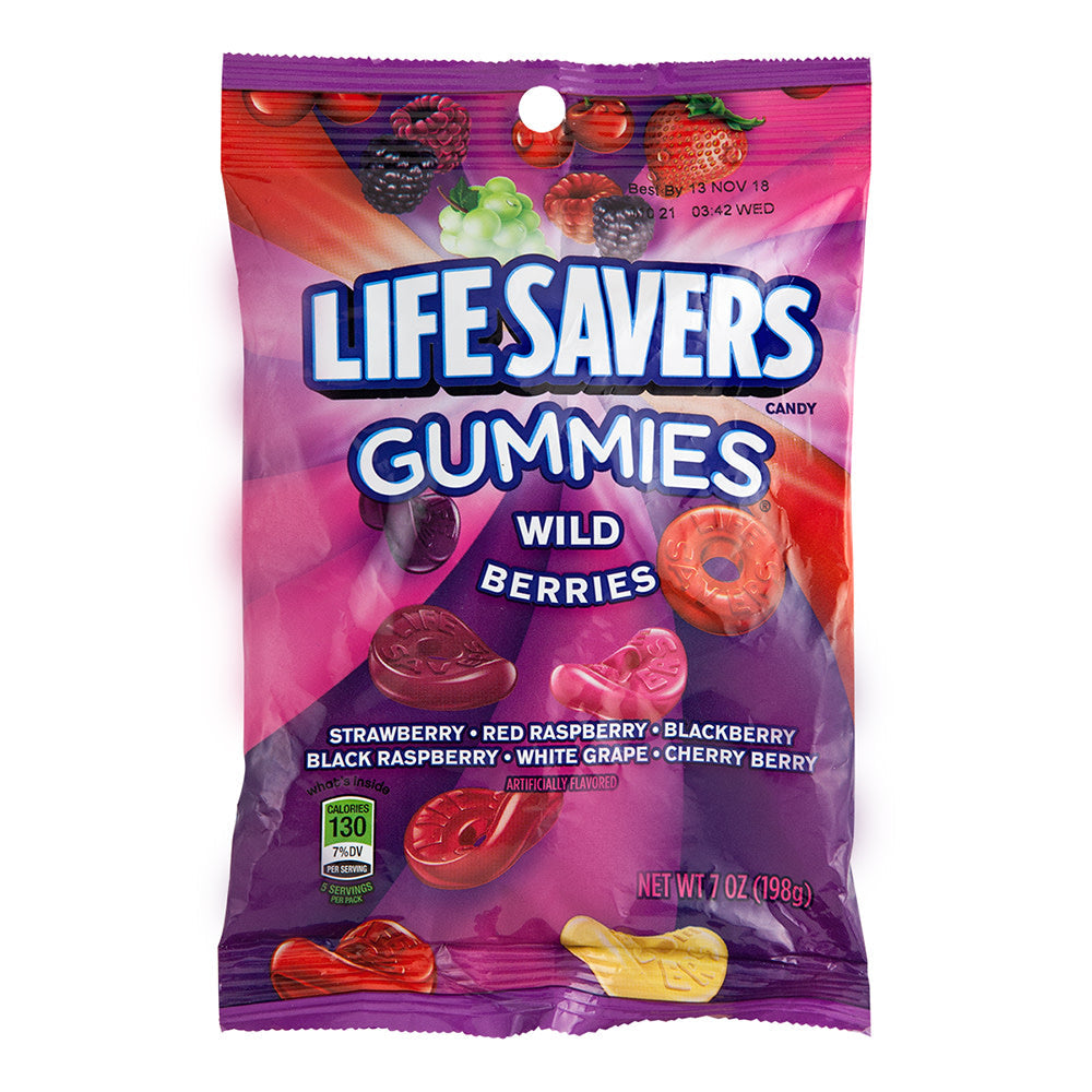 LIFESAVERS GUMMIES WILD BERRIES PEG BAG