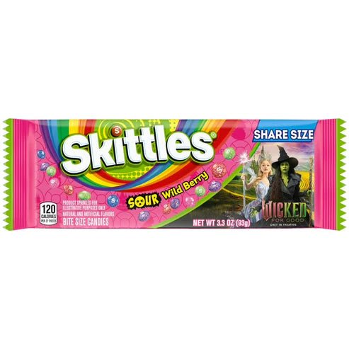 Skittles Sour Wild Berry 3.3oz X 24 Units - CandyStation