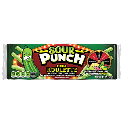 Sour Punch Pickle Roulette 4.5oz X 12 Units