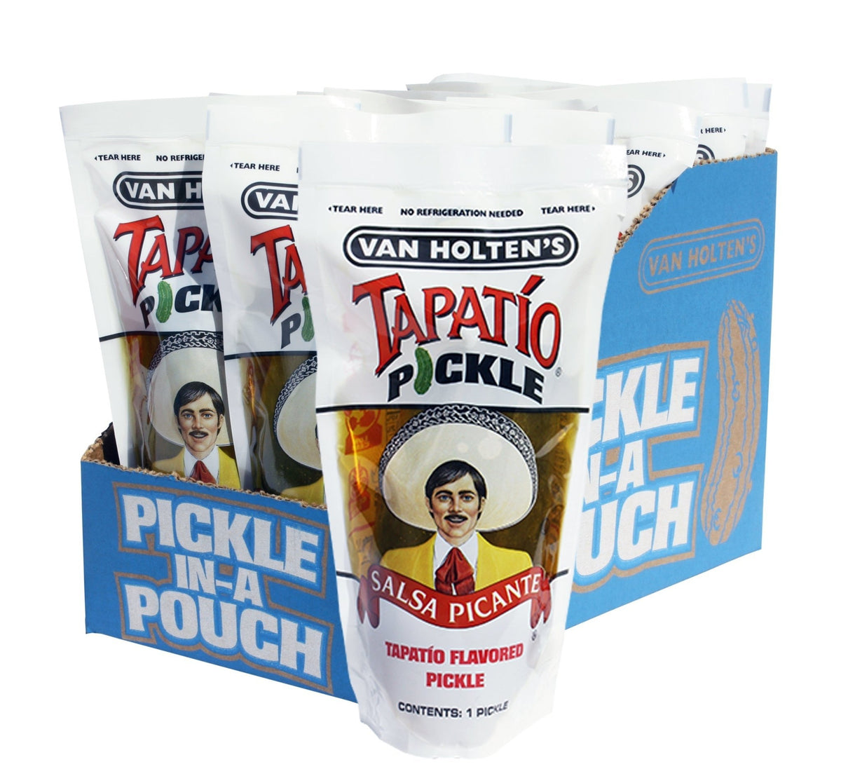 Van Holten's Jumbo Pickle Tapatio X 12 units - CandyStation