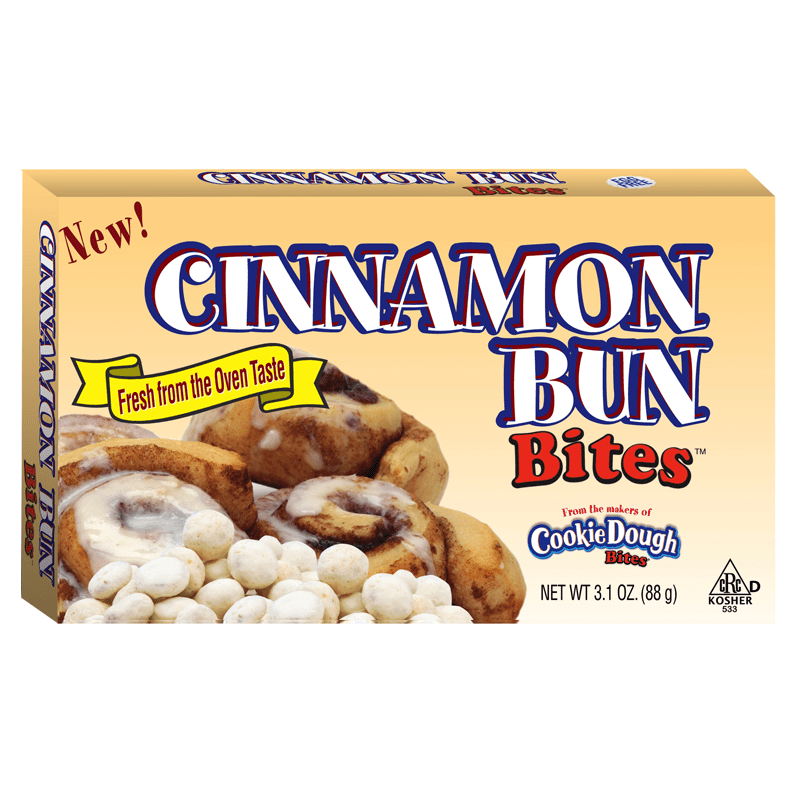 THEATER BOX COOKIE DOUGH CINNAMON BUN BITES