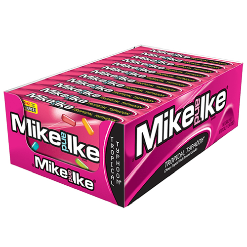 Theater Box Mike & Ike Tropical Typhoon 4.25oz X 12 Units - CandyStation