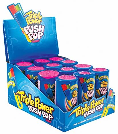 Topps Triple Power Push Pop Original X 16 Units