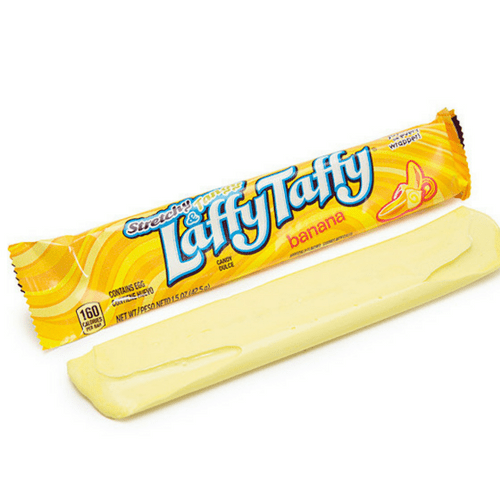 Wonka Laffy Taffy Banana 1.5oz X 24 Units - CandyStation