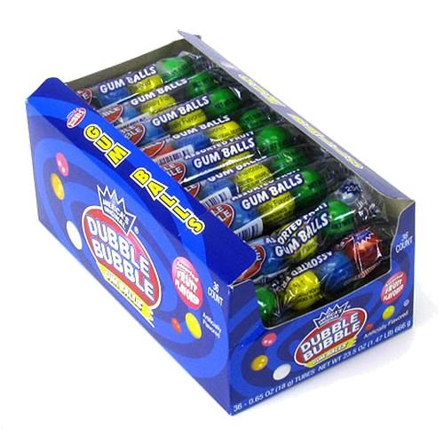 Dubble Bubble 4 Ball Tube X 36 Units - CandyStation