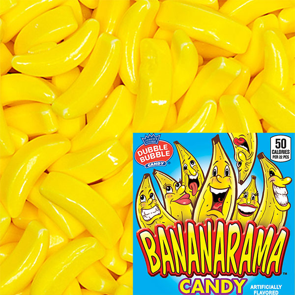 Dubble Bubble Bananarama Candy 17000ct 24.7lb X 1 Unit