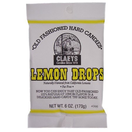 Claeys Old Fashioned Hard Candies - Natural Lemon 6oz X 24 Units - CandyStation