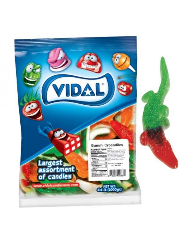 Bulk - Vidal Gummi Crocodiles 4.4lb X 1 Unit