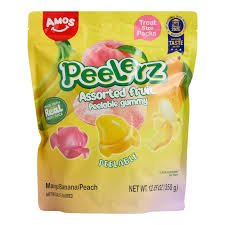 Amos Peelerz Variety Pack Treat Bag 12.35oz(12pcs) X 6 Units - CandyStation