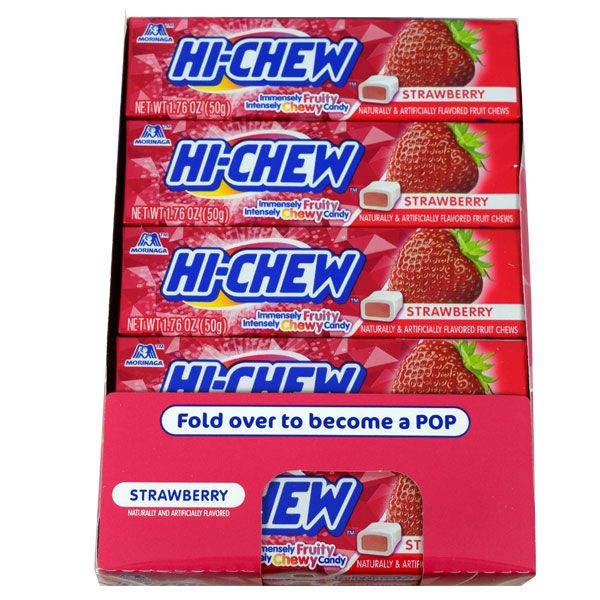 Hi - Chew Strawberry 50g X 15 Units - CandyStation
