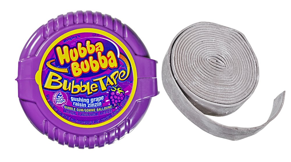 WRIGLEY BUBBLE TAPE - GUSHING GRAPE UNPACKED
