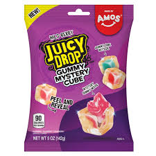 Juicy Drop Gummy Mystery Cube Wild Berry 5oz X 12 Units