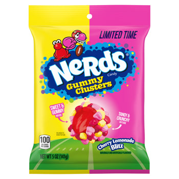 Nerds Gummy Clusters Cherry Lemonade Bag 5oz X 12 Units