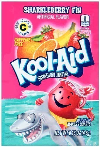 KOOL-AID UNSWEETENED 2QT - SHARKLEBERRY FIN