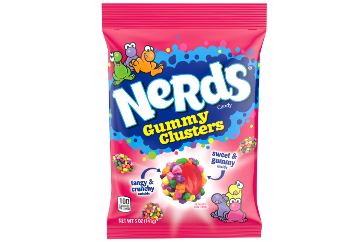 Nerds Gummy Clusters Peg Bag 5oz X 12 Units - CandyStation